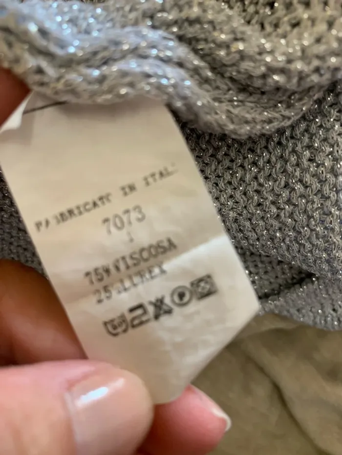 Joli débardeur en lurex argenté femme - photo numéro 4