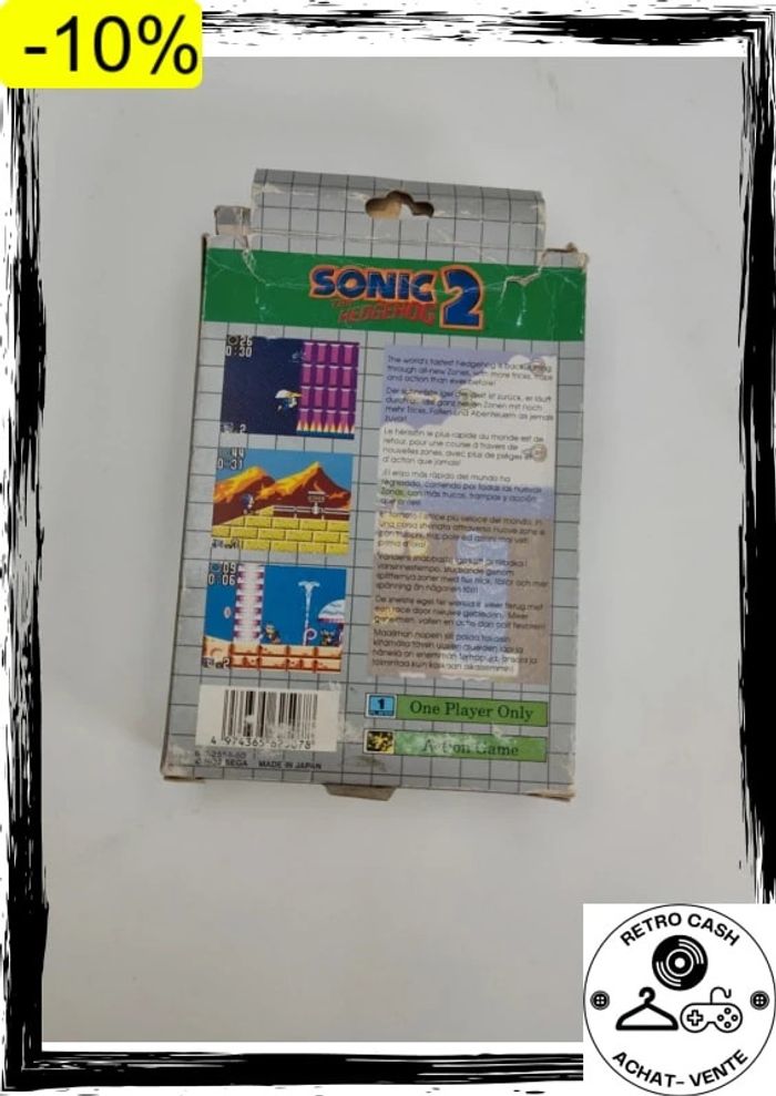 Sonic The Hedgehog 2 - SEGA Game Gear - PAL - Complet - photo numéro 7