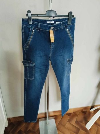 jean cargo neuf étiqueté