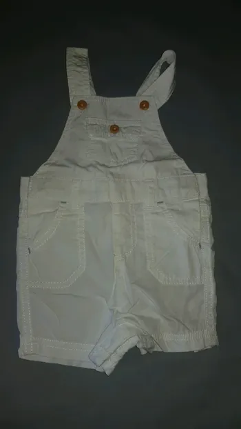 Salopette blanche