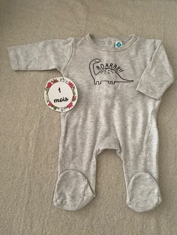 Pyjama dinosaure Tex taille 1 mois