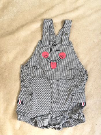 Salopette / 6mois / smiley