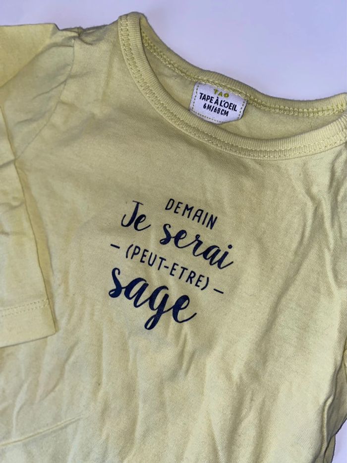 Tee shirt 6 mois - photo numéro 2