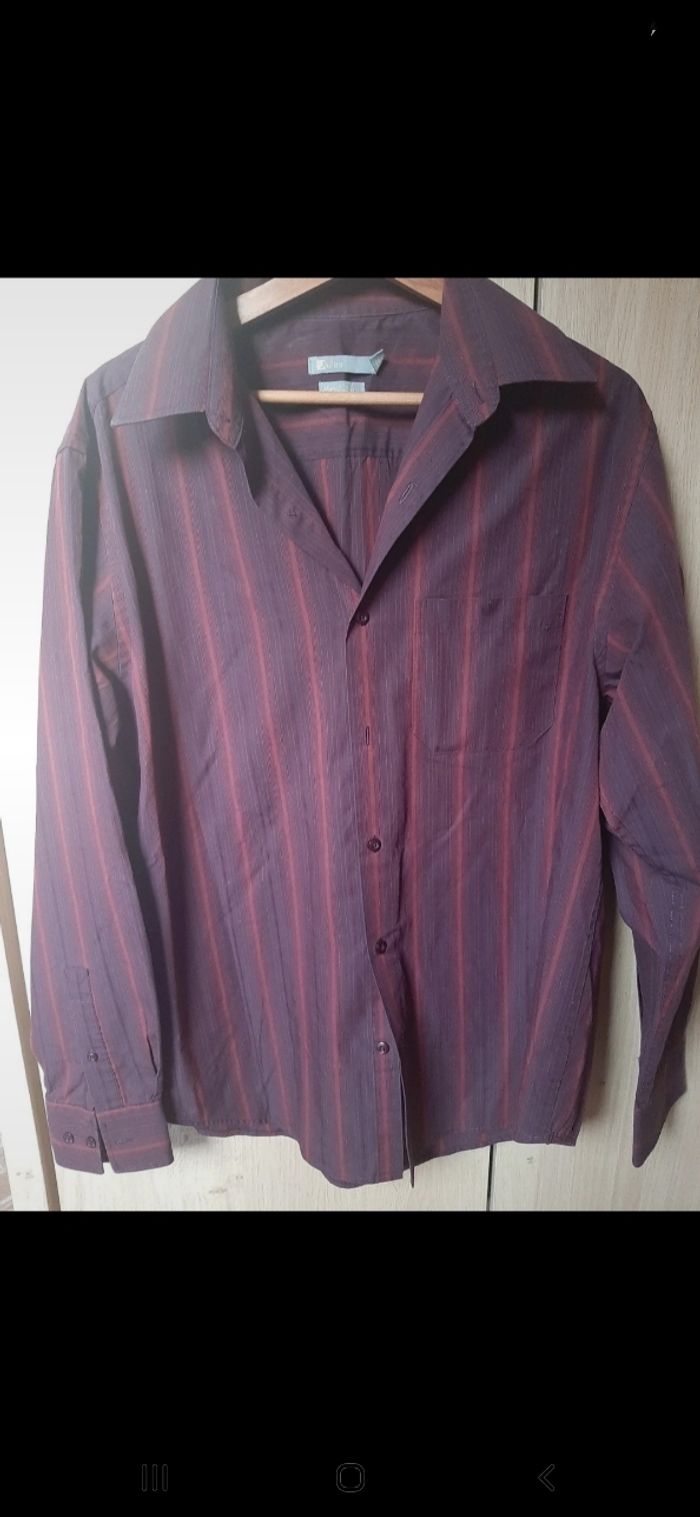 Chemise à rayures homme T.4