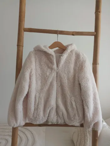 Veste polaire zippée à capuche taille 8 ans