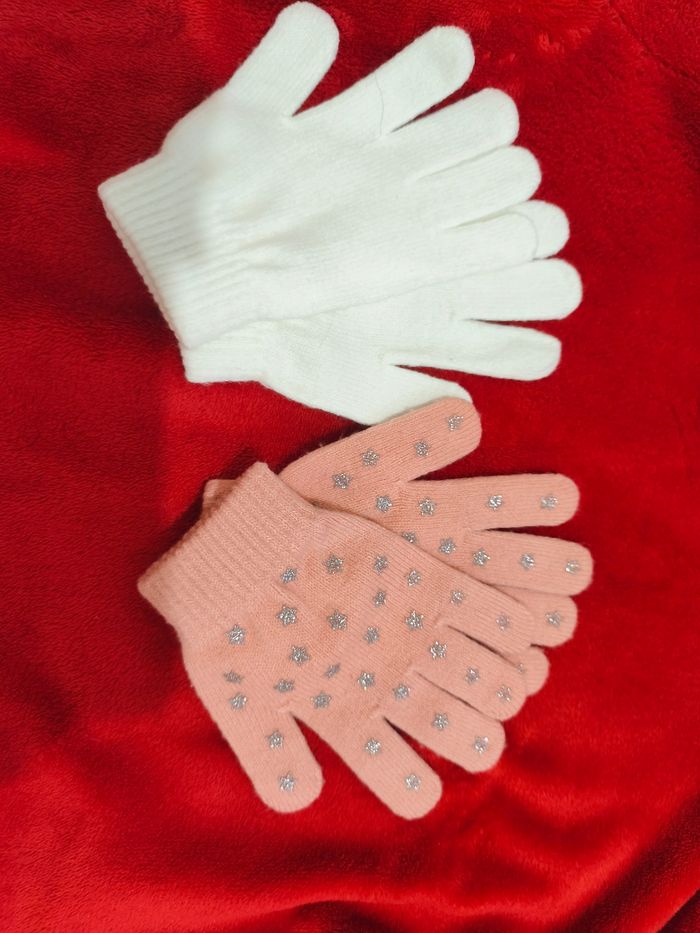 Lot de deux paires de gants