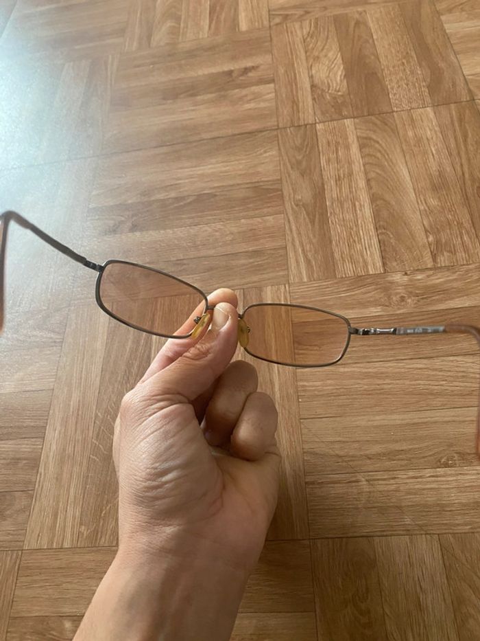 Lunette de soleil verre marron claire vintage SIX - photo numéro 4