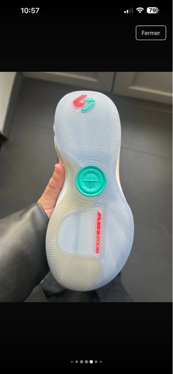 ordan sneakers noir/gris/rouge – Taille 38 – Neuves