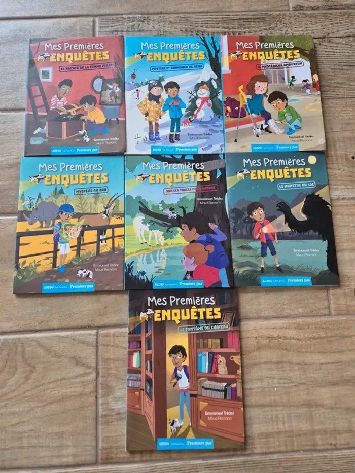 Lot de 7 livres mes premières enquêtes
