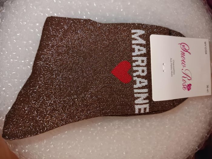 chaussettes marraine - photo numéro 2