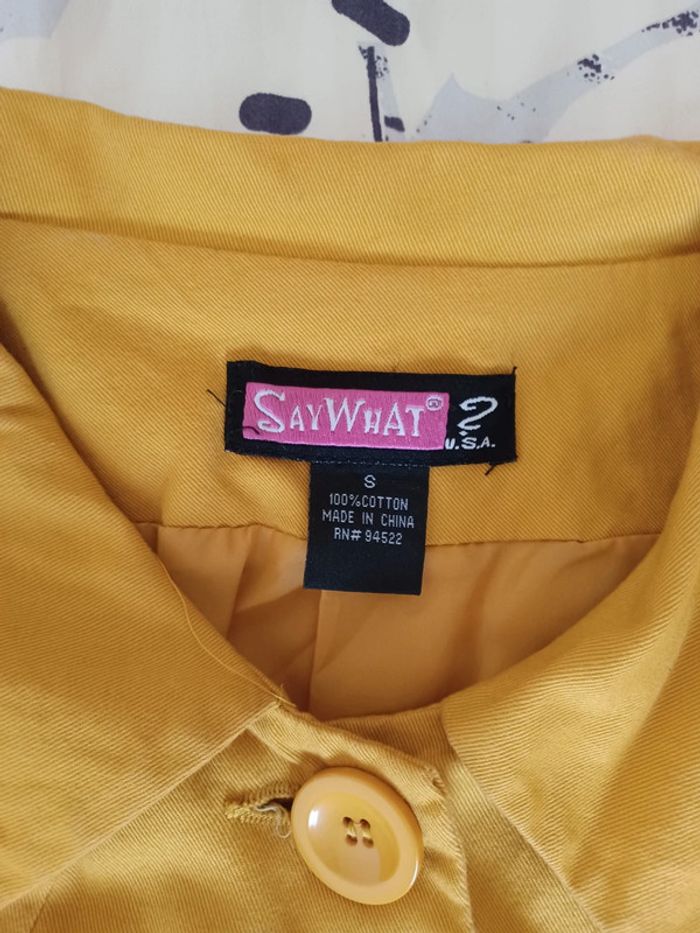 Veste jaune moutarde - photo numéro 3