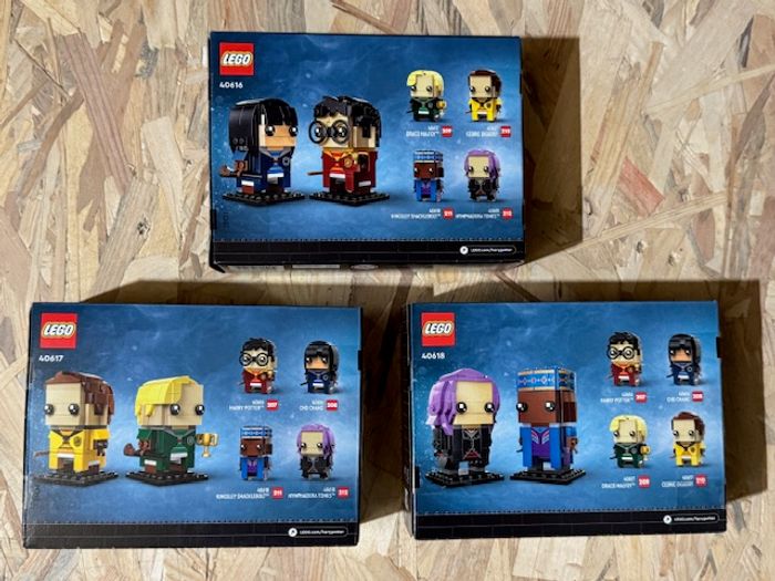 Pack LEGO Harry Potter - 40616 / 40617 / 40618 - Neufs et scellés - photo numéro 2