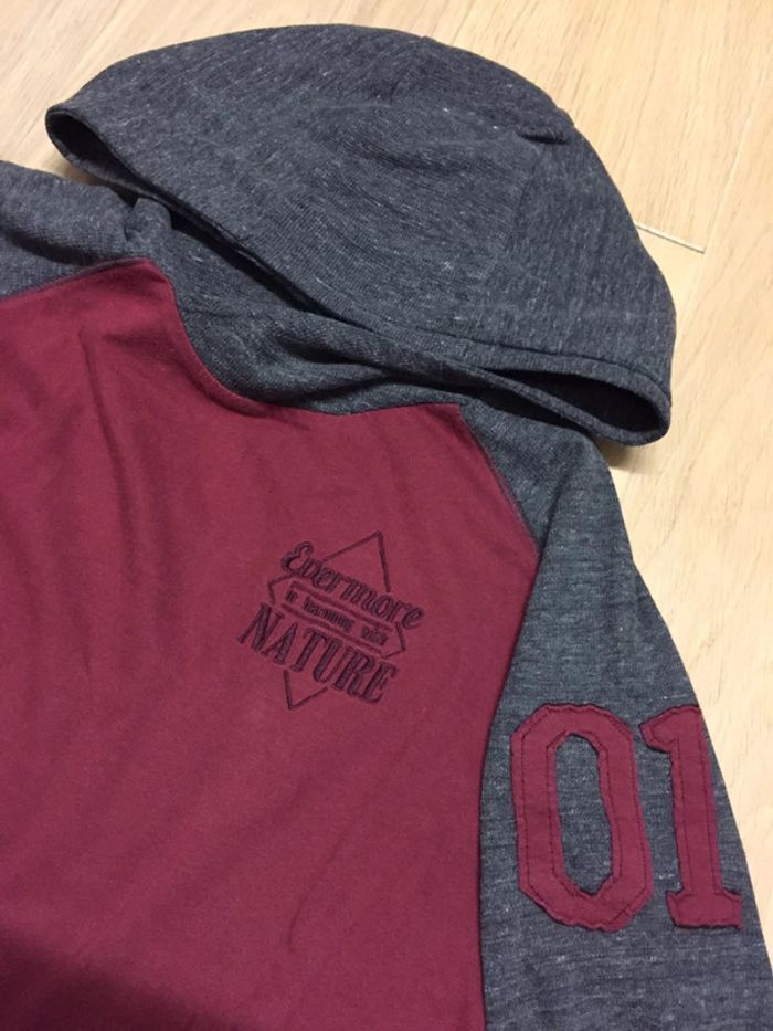 T-shirt à capuche - Kiabi - 14ans - photo numéro 3