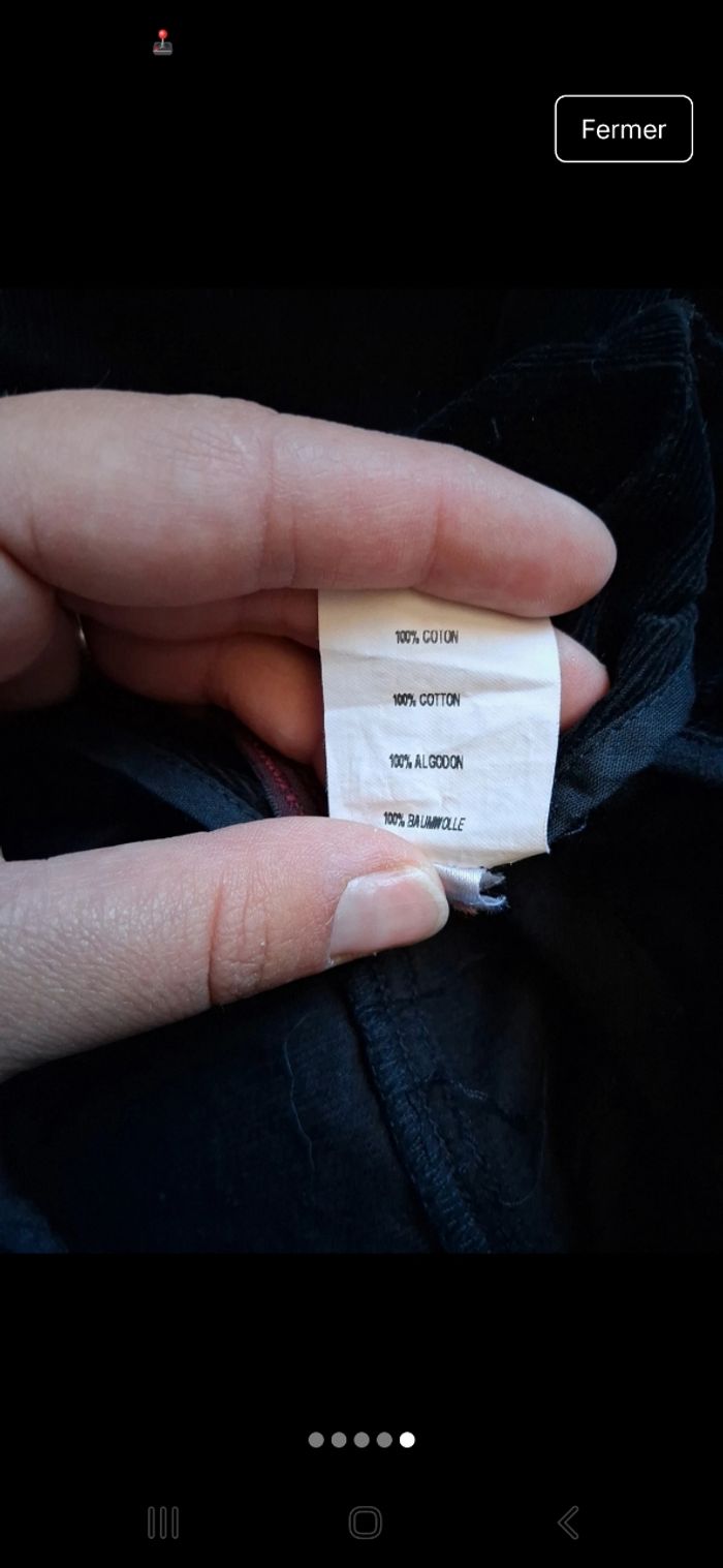 Jupe velours côtelé comptoirs des cotonniers - photo numéro 5