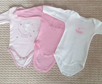 Lot de bodys manches longues 3 mois