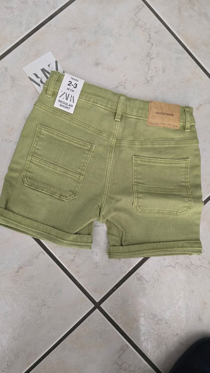 Neufs (non portés)🏷😍🥰💙 ensemble debardeur et short en jeans 3 ans garçon - photo numéro 4