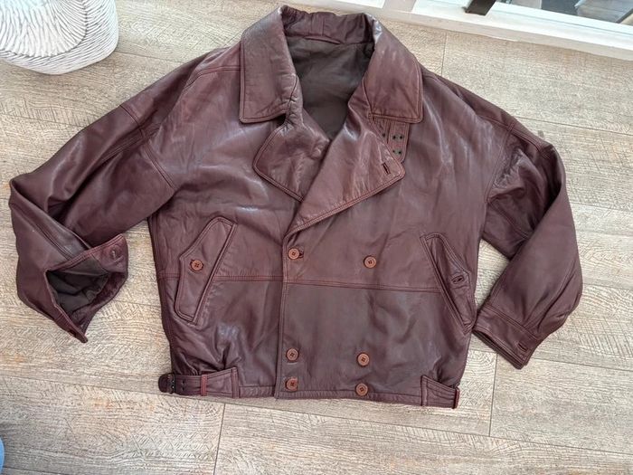 Manteau en cuir