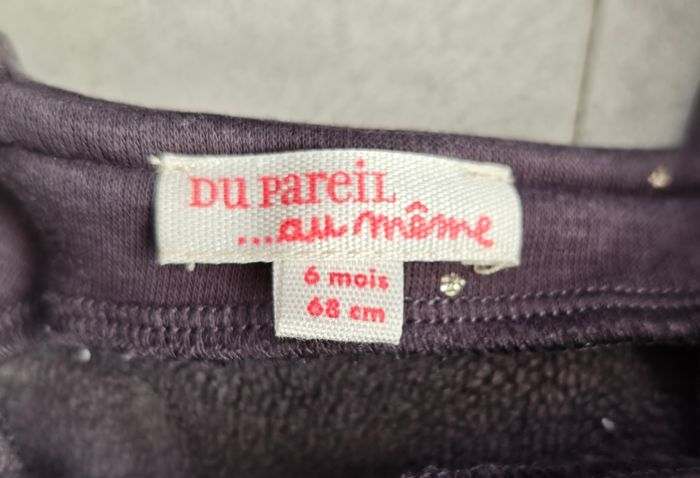 6 mois  (68 cm) - salopette fille doublée polaire (DPAM) - photo numéro 3