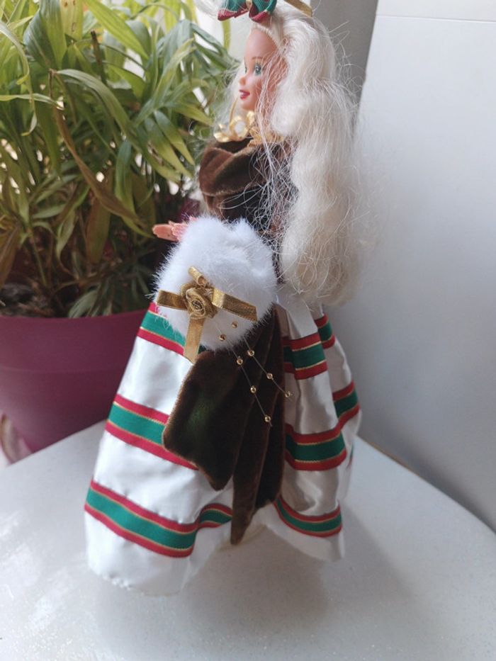 Barbie mattel poupée mannequin doll spécial édition vert green happy holiday 1994 gala vtg - photo numéro 7