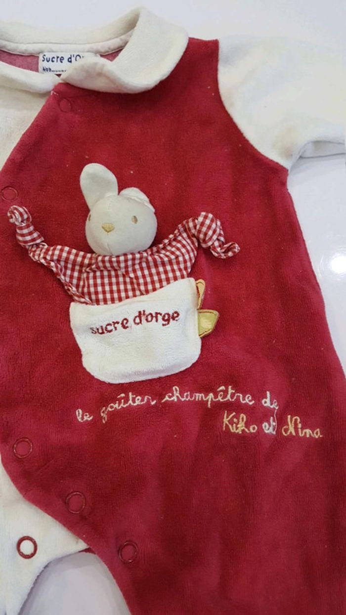 Grenouillere sucre d orge 1 mois - photo numéro 2