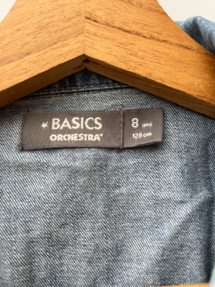 Veste en jean 8 ans garçon orchestra - photo numéro 3