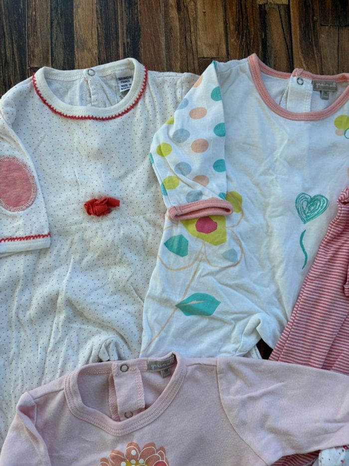 Lot pyjamas légers 1 mois - photo numéro 2
