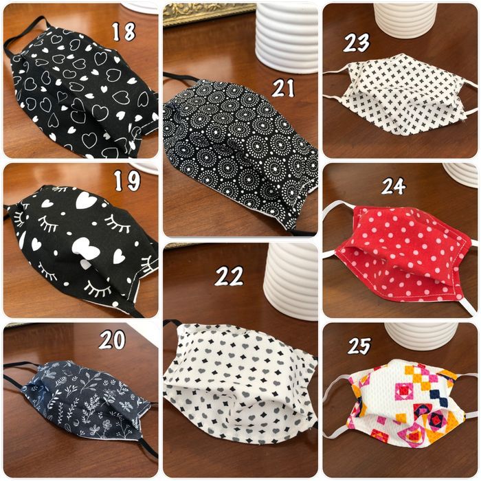 masque enfant lavable et réutilisable en tissus coton