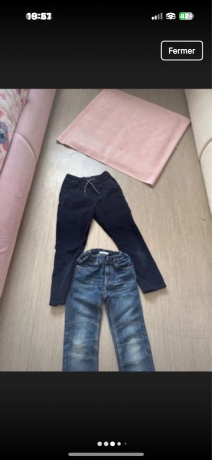 Lot deux pantalon 9 ans très bon état - photo numéro 2