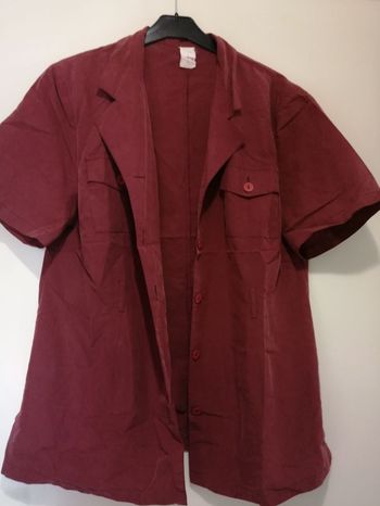 Veste été bordeaux. Taille 46/48.