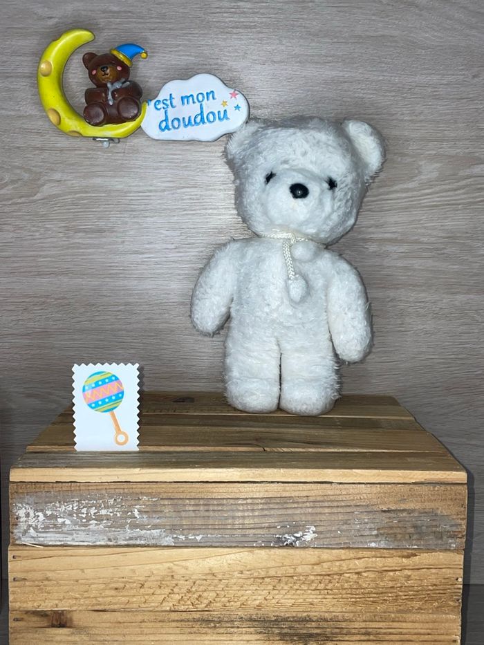 NOU187 doudou ours 🐻 nounours