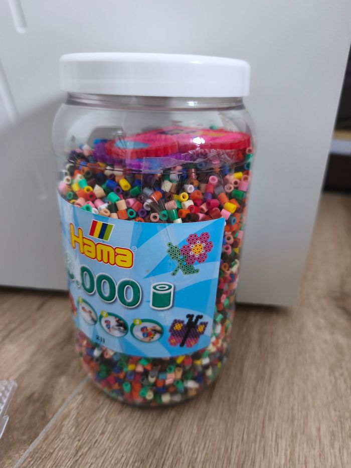 Perles à repasser et lot de supports