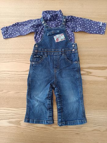 Ensemble salopette et pull léger 18 mois Kiabi et Disney 