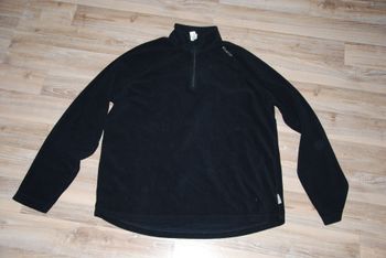 Veste gilet sweat polaire homme XL quechua noir ski