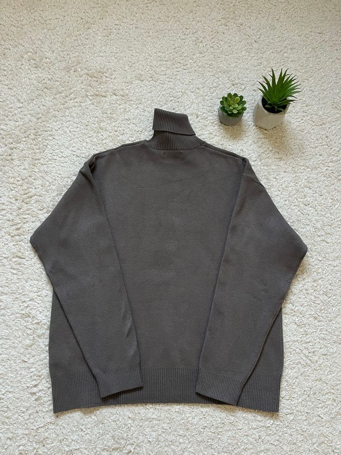 Pull col roulé Zara - Taupe - Taille S - photo numéro 5