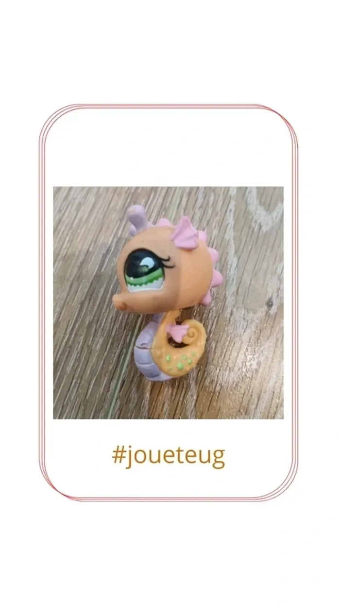 Figurine hippocampe orange Littlest Pet Shop- Hasbro