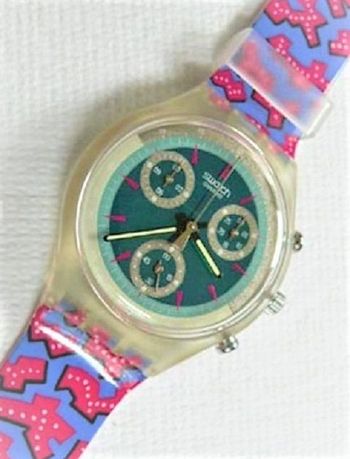 Montre SWATCH Chrono "Wild Card"