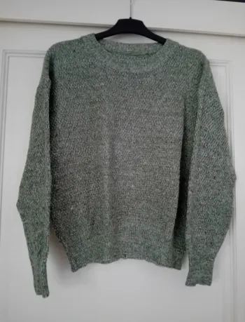 Pull vert chiné shein taille M 38 neuf
