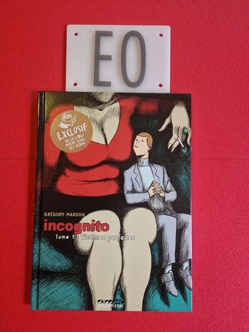 Bd incognito 1,EO, avec ex libris