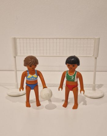 Playmobil " Volleyeuses de plage et filet"