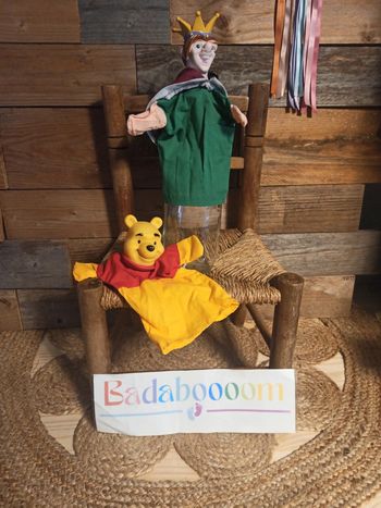 Lot marionnette Disney Casimodo et Winnie tbe