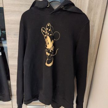 Sweat noir Disney Minnie Or