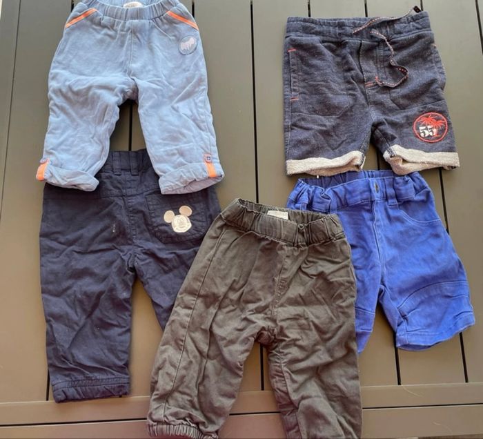 Lot pantalon et short