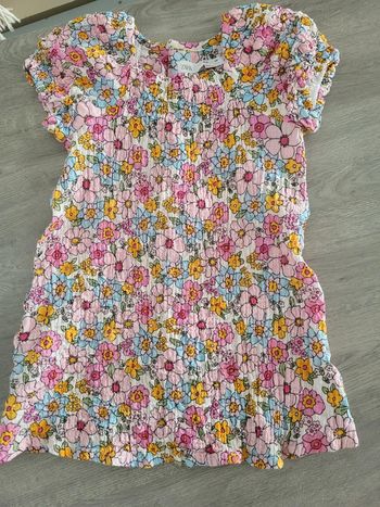 Robe motif fleur