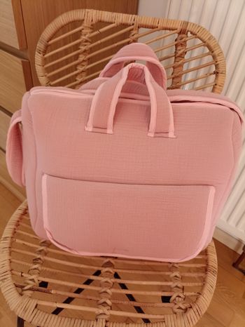 Sac à langer personnalisé en gaze de coton 