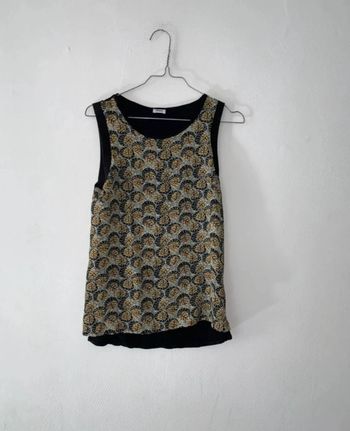 Débardeur jaune femme taille 38