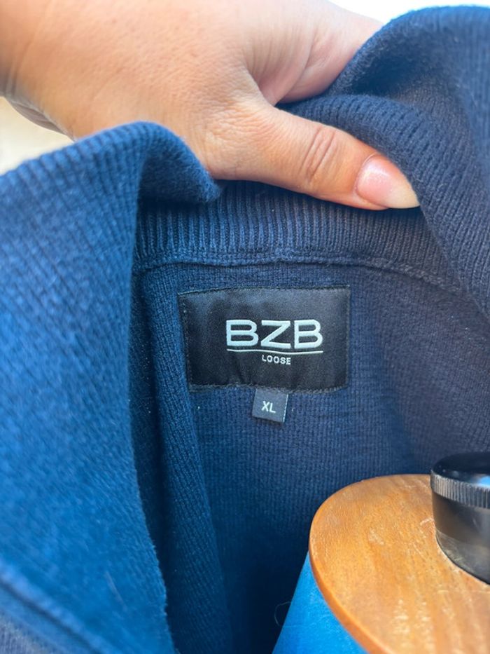Pull col roulé BZB - bleu marine - taille XL/42 - - photo numéro 4