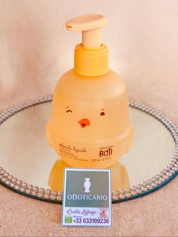Jabón líquido de glicerina Boti Baby OBoticario