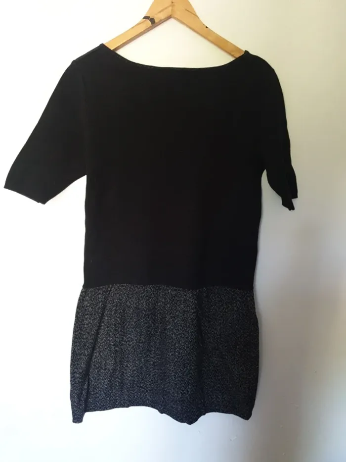 Robe pull bi-matiere A1246 - photo numéro 3