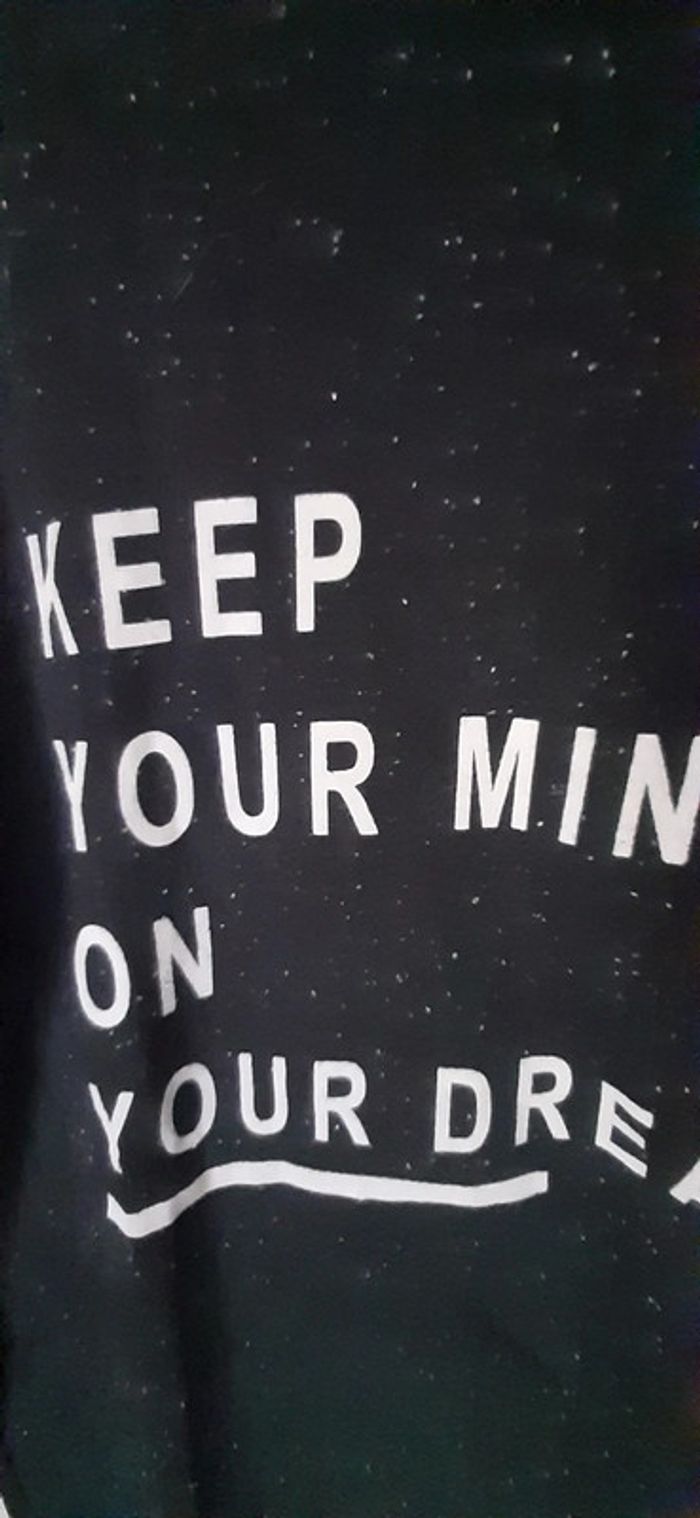 Tee-shirt mixte 14 ans noir Dreams - photo numéro 2