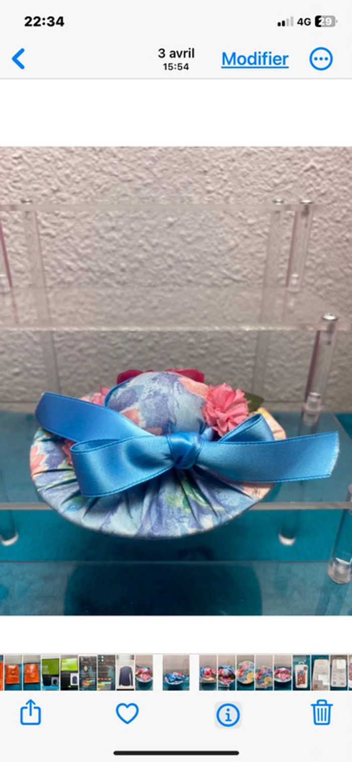 Petit chapeau couture porte-aiguilles - photo numéro 5